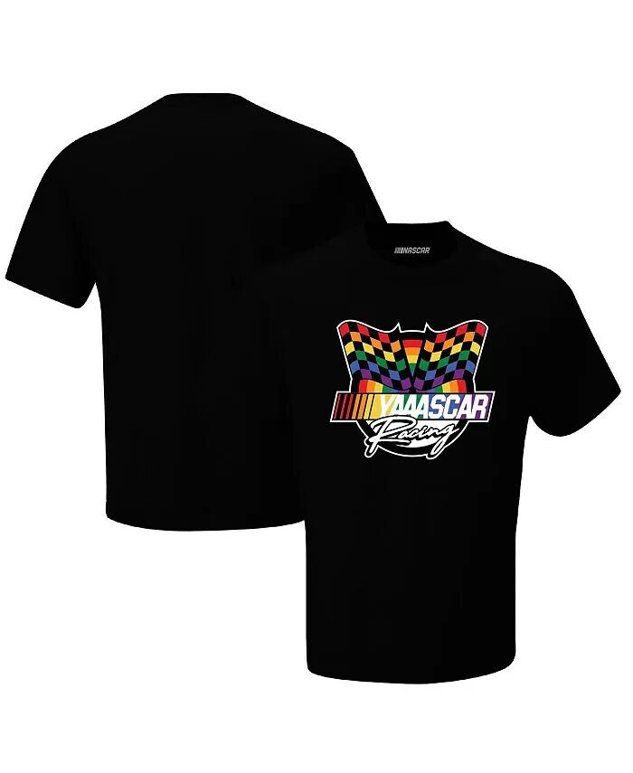 

Мужская черная футболка NASCAR YAAASCAR Checkered Flag Sports, черный