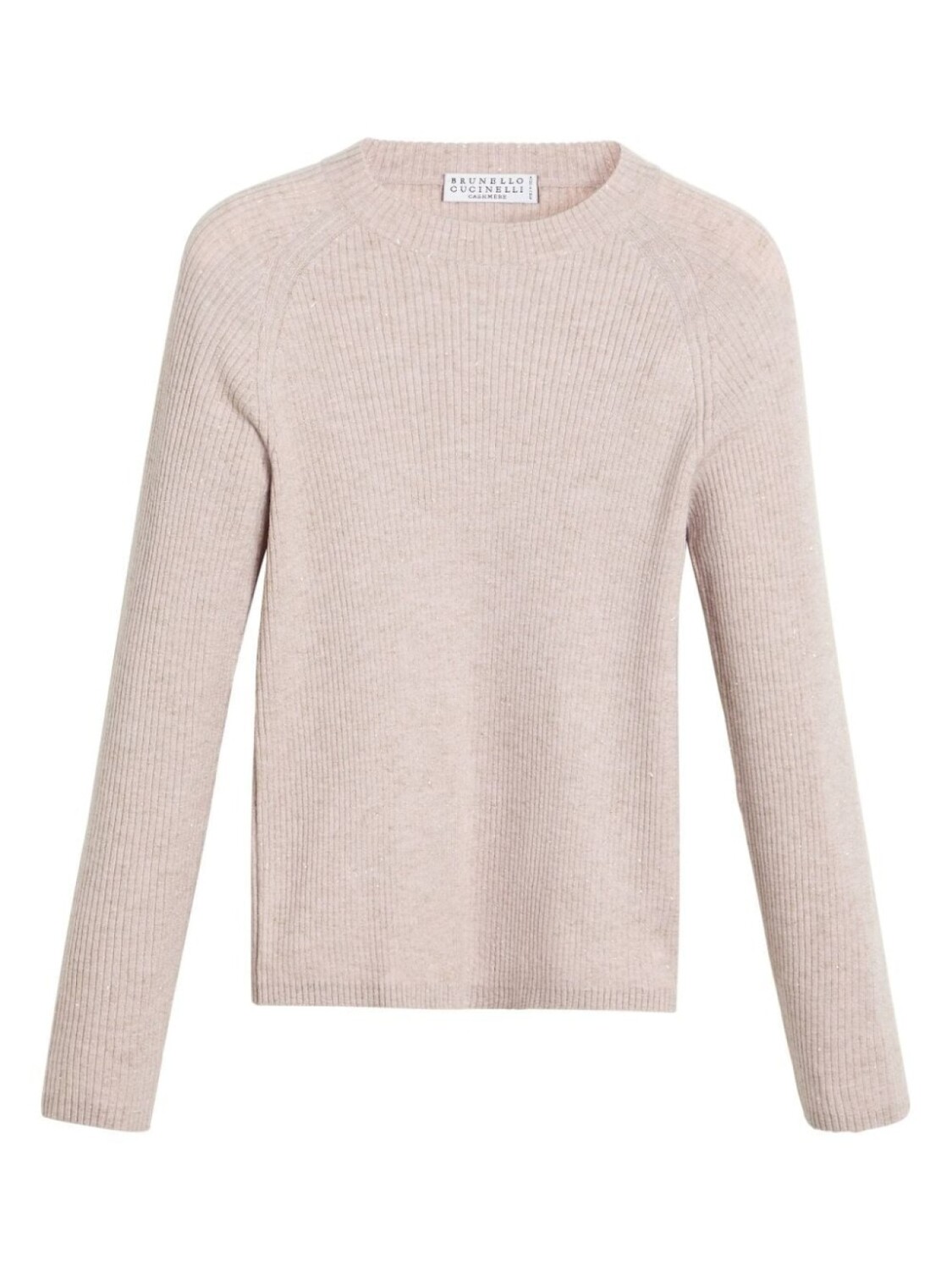 

Brunello Cucinelli Kids свитер в рубчик, нейтральный цвет