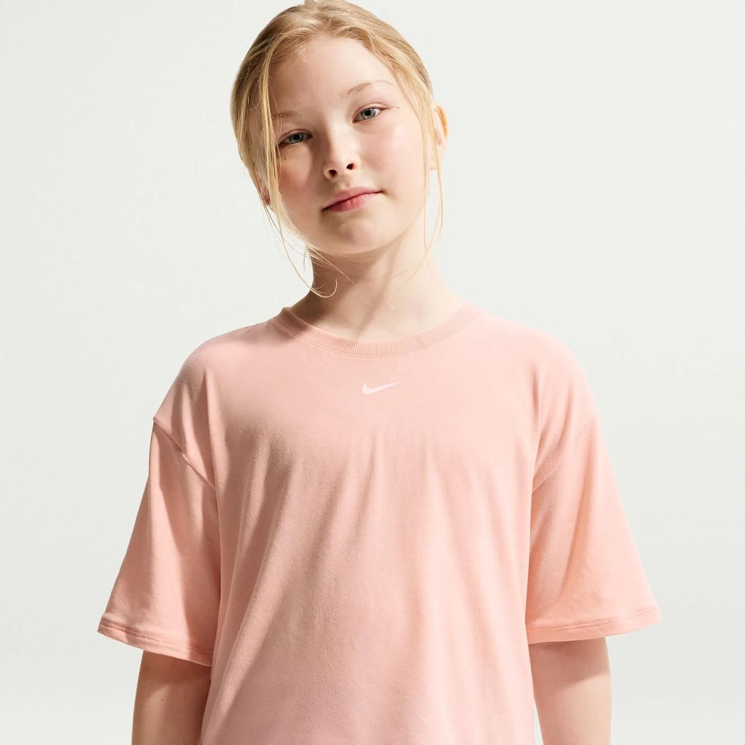 Футболка Nike Dri-FIT, цвет Arctic Orange/White — фото 3