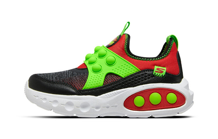 

Детские кроссовки GS красные/зеленые Skechers, черный