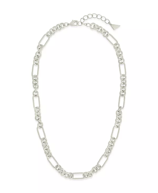 

Ожерелье из смешанных цепочек Fianna Sterling Forever, silver