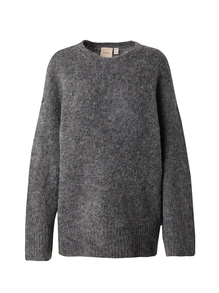 

Тонкий вязаный свитер VILA ROUGE EDIT Sweater VIHope, темно-серый