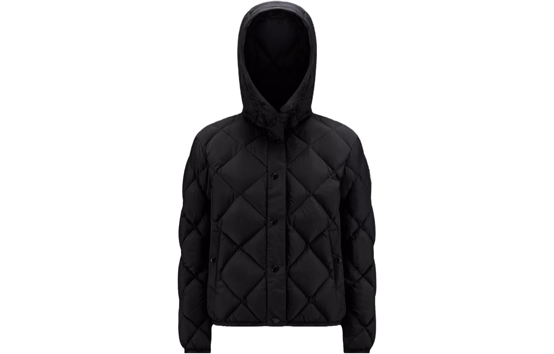 

Пуховик женский черный Moncler