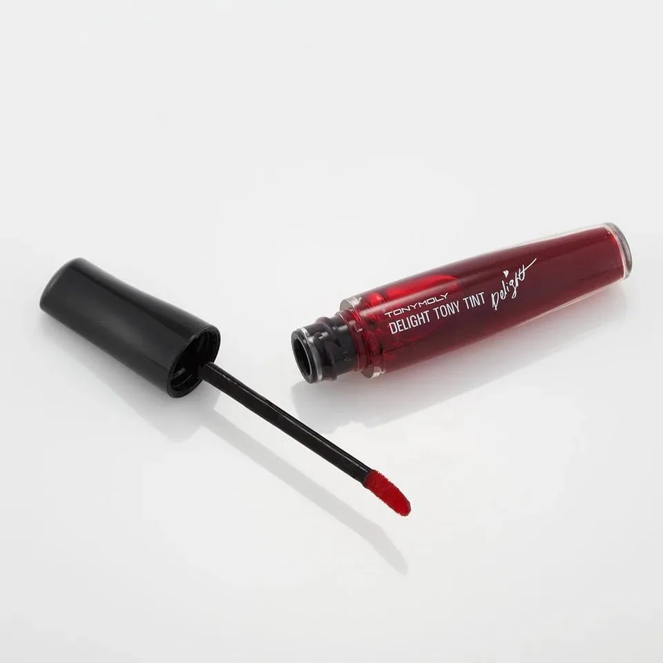 TONYMOLY Delight Tony Lip Tint, корейская косметическая стойкая помада для губ, высокопигментированная, увлажняющая и питательная формула. 3 шт. (1 шт.), Assorted — фото 3