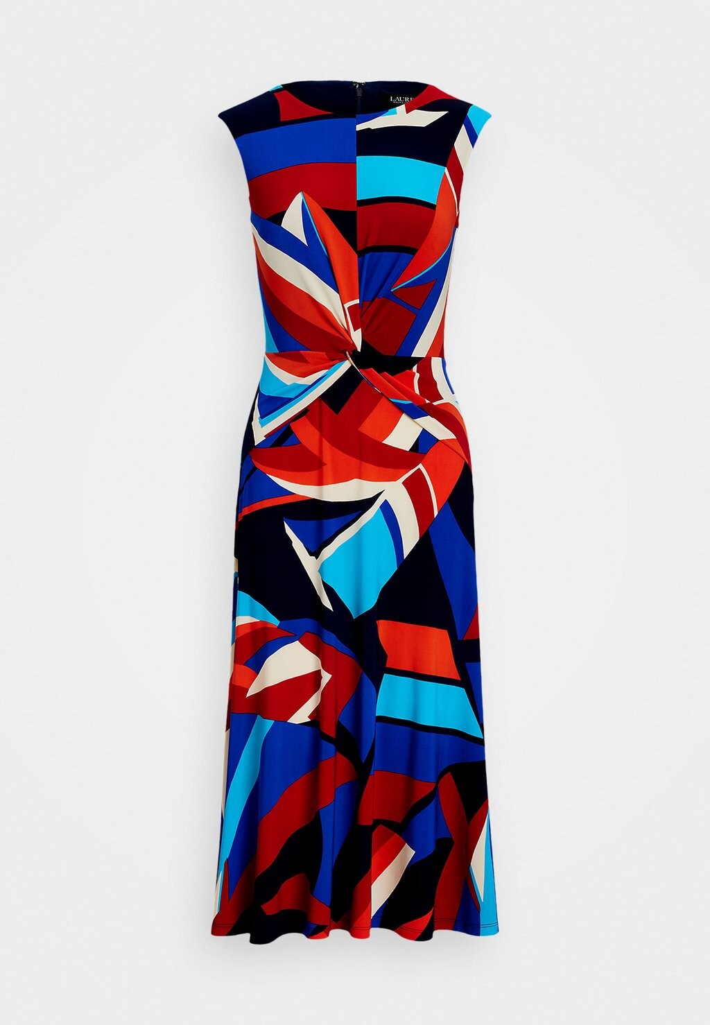 

Платье из джерси PRINT TWIST FRONT JERSEY DRESS Lauren Ralph Lauren, синий