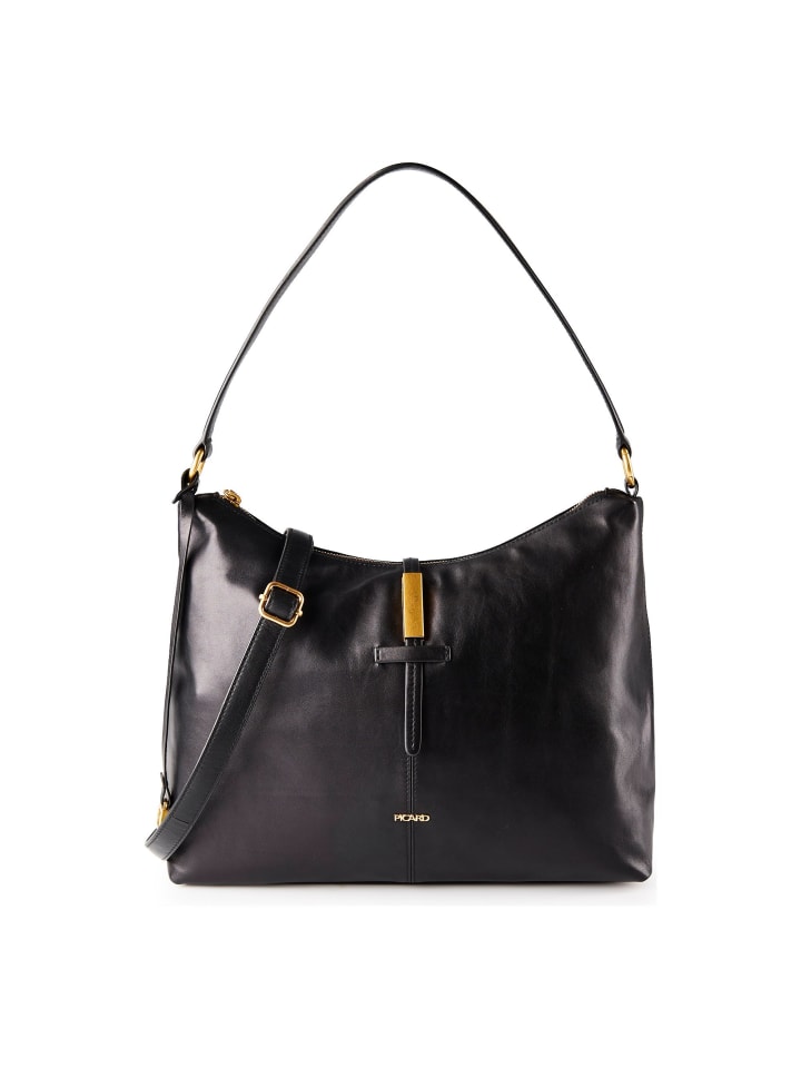 

PICARD Кожаная сумка через плечо Whisper, 34 см, черного цвета