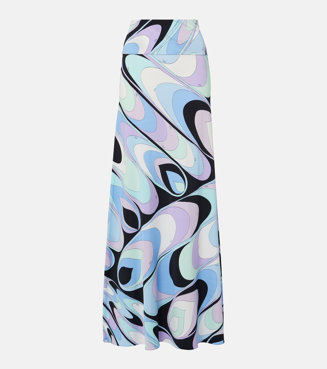 

Юбка макси из атласного джерси Pucci, Celeste