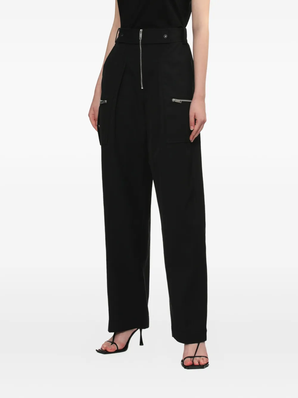 

Брюки с карманами на молнии 3.1 Phillip Lim, черный