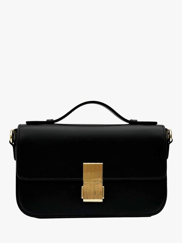 

Сумка Flora с верхней ручкой из кожи Apatchy London, Black