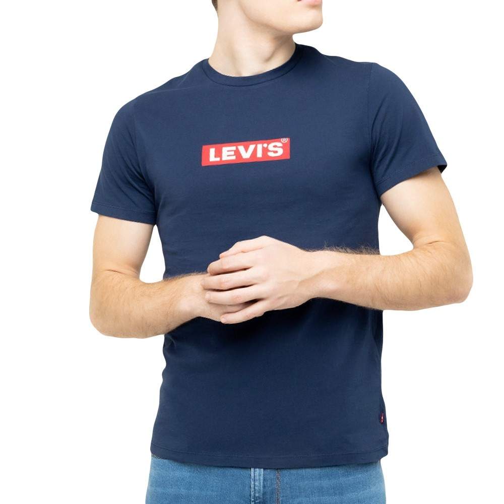 

Футболка классическая футболка с рисунком Levis, синий