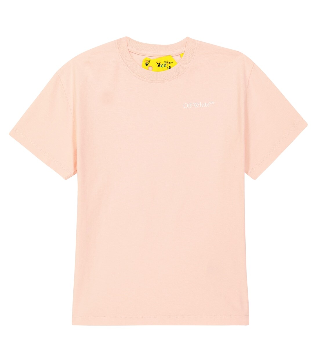 

Футболка из хлопкового джерси с логотипом Off-White, белый