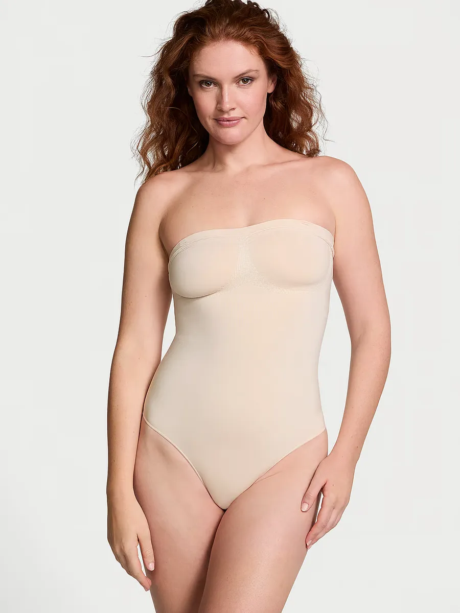 

Боди без бретелек Seamless Shaping Victoria'S Secret, цвет Marzipan