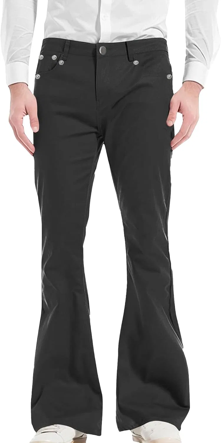 Джинсы клеш, Regular Fit, Black