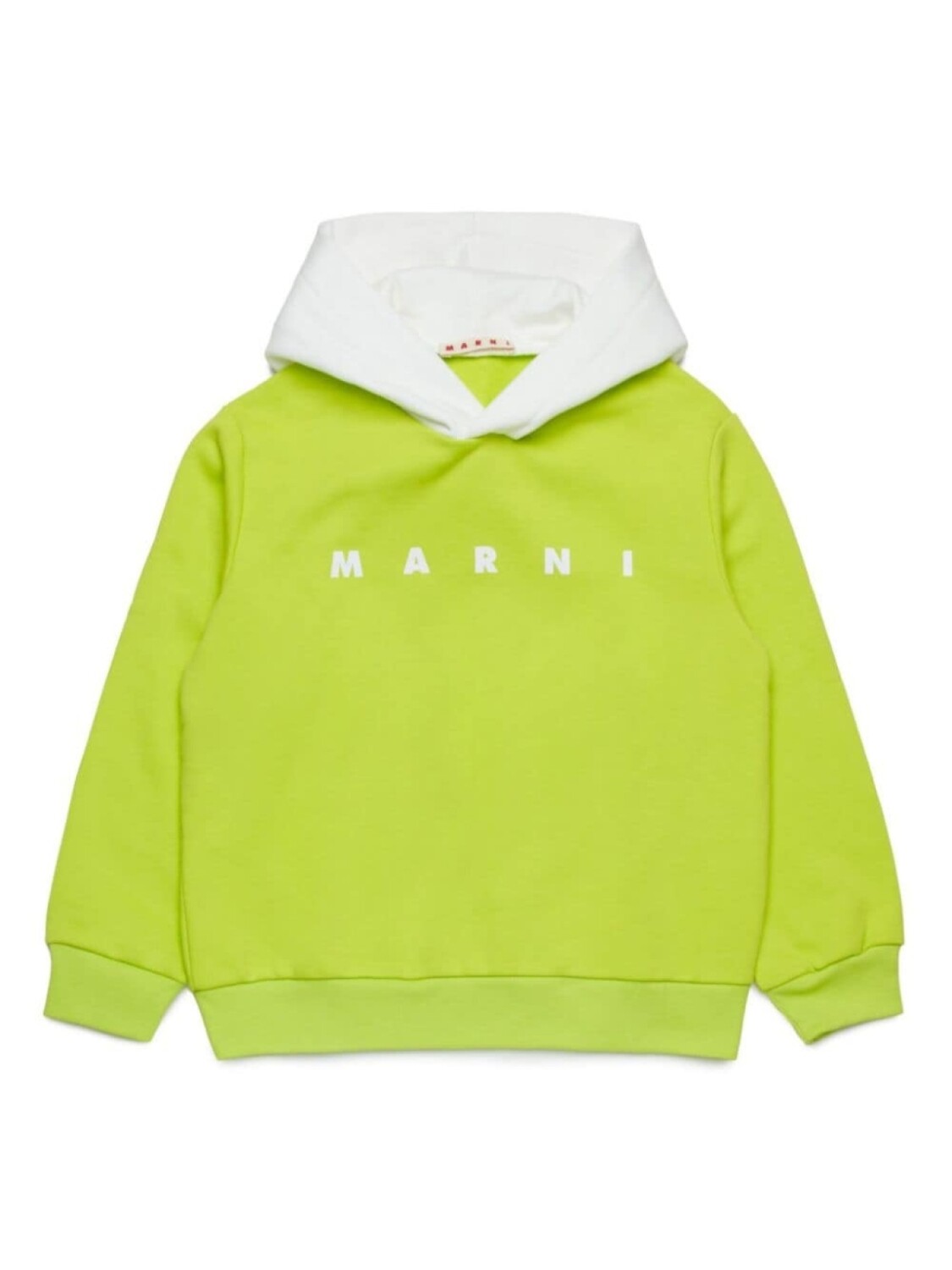 

Marni Kids хлопковая толстовка с логотипом, зеленый