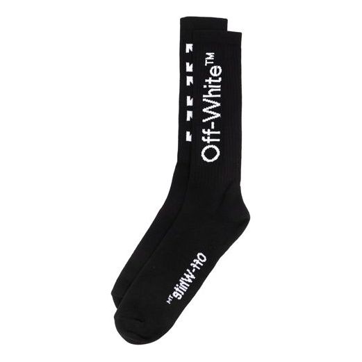 

Носки Off-White Arrows Mid Length Sock 'Black', черный