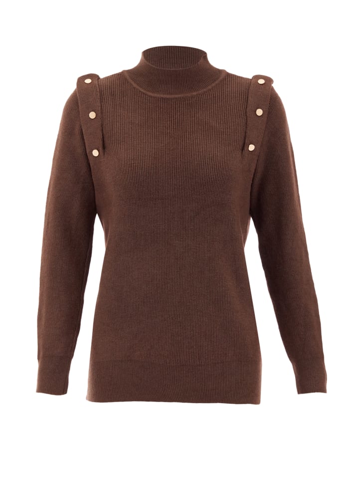 

Женский свитер цвета тауп faina