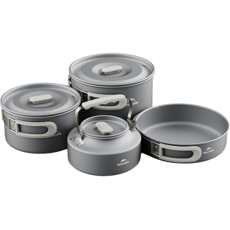 

Посуда для кемпинга Camping Cookware на 1-2 человек из алюминиевого сплава NATUREHIKE
