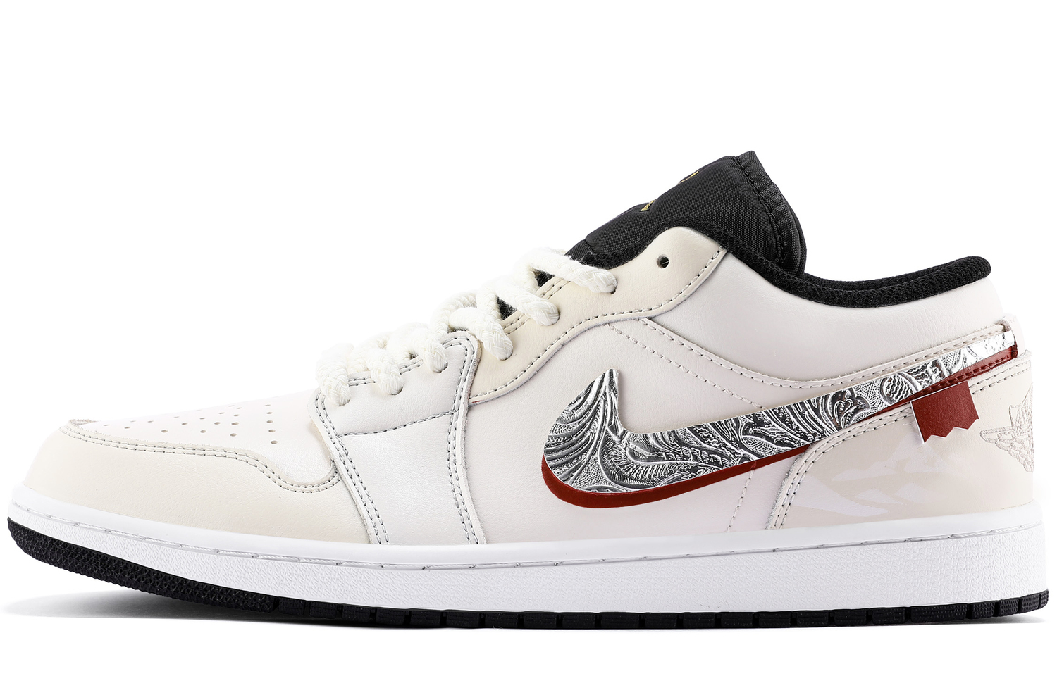 

Jordan Air 1 Легкие Увеличивающие рост Низкие Винтажные баскетбольные кроссовки мужские Ecru