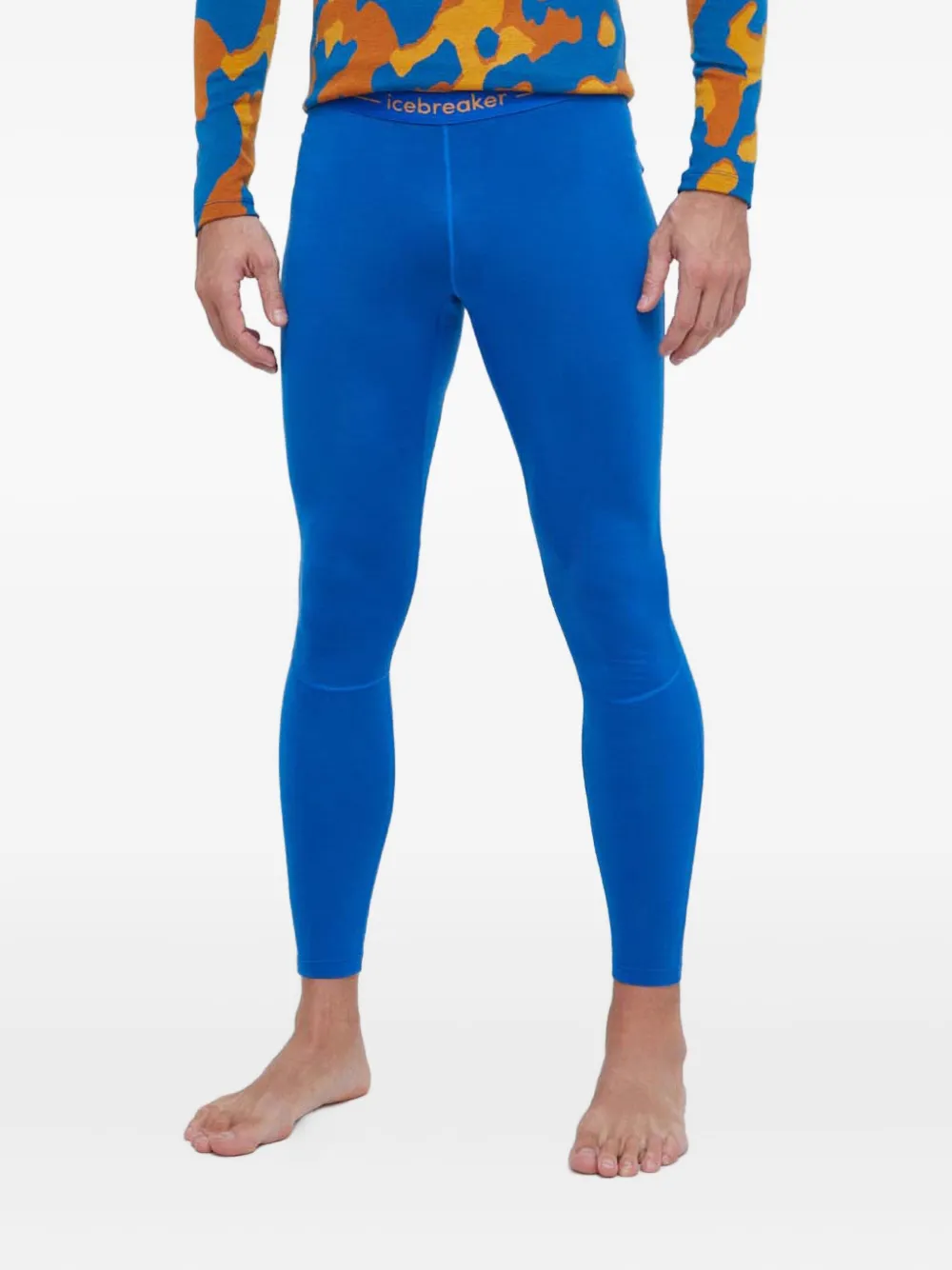 

Леггинсы 200 ZoneKnit с поясом с логотипом Icebreaker, синий