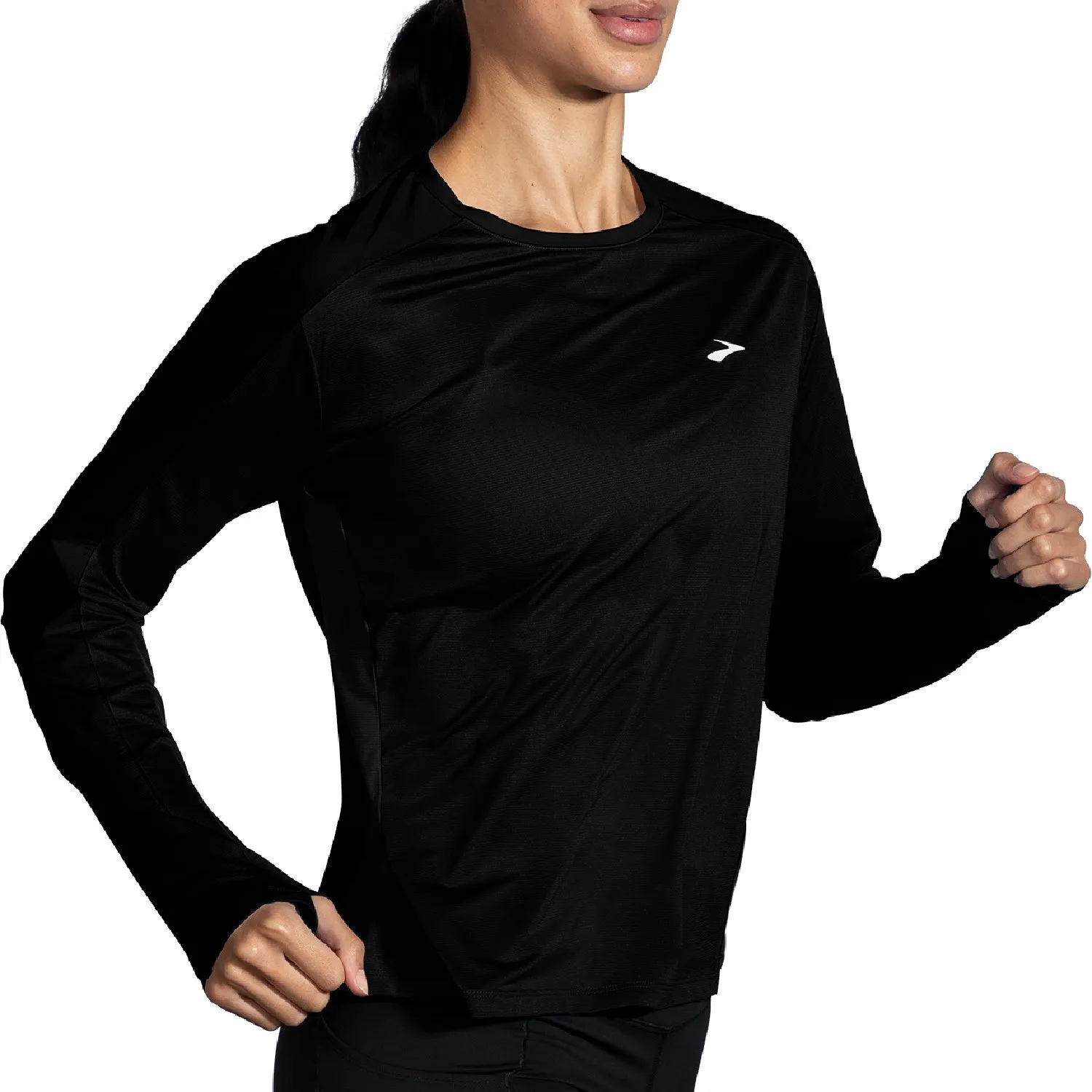

Футболка с длинным рукавом Sprint Free 2.0 - женская Brooks, Black