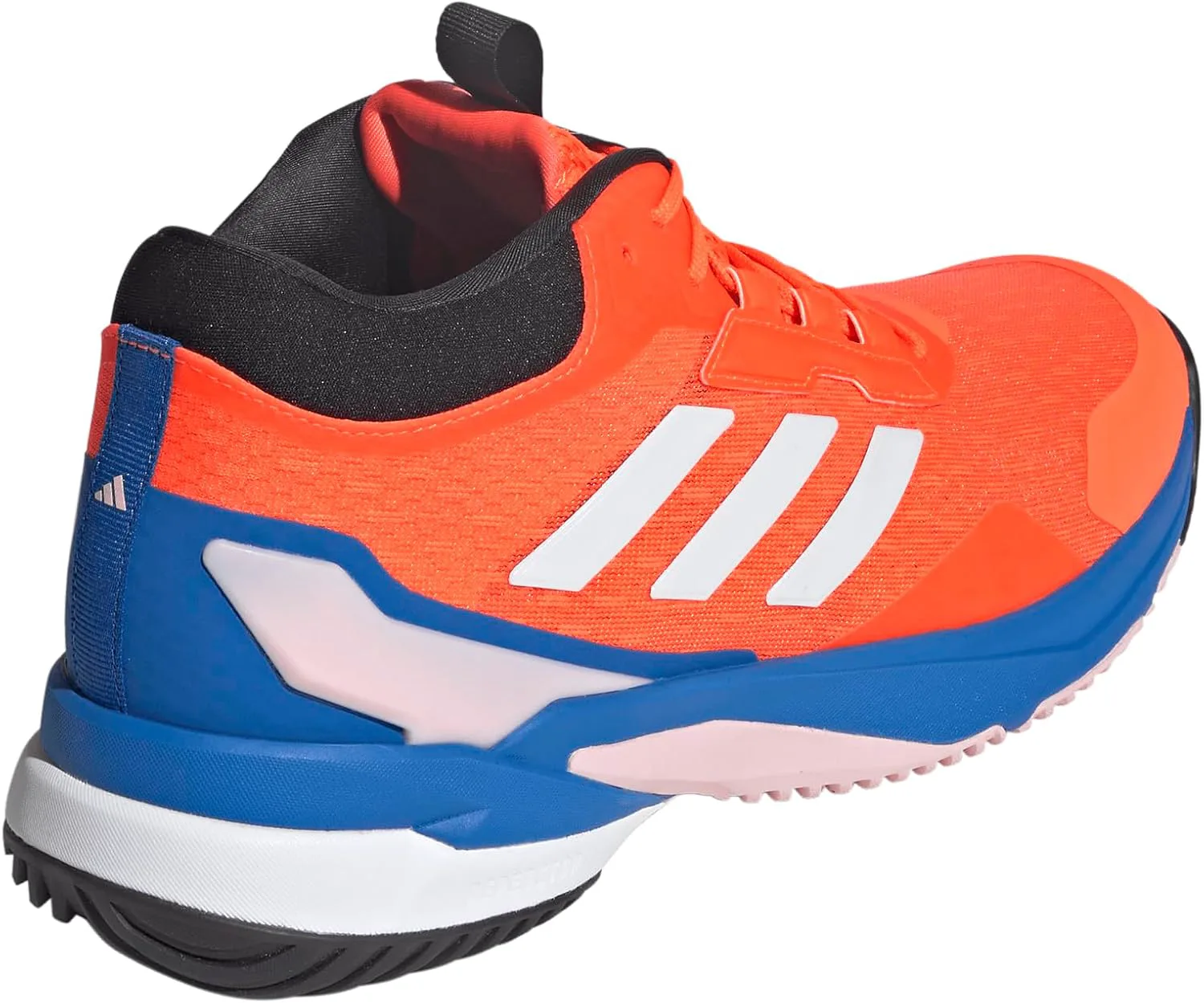 Мужские кроссовки для волейбола Adidas Crazyflight 6 Mid Indoor - белые, оранжевый/металлик — фото 4