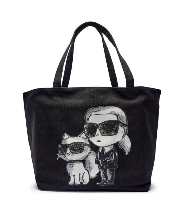 

Сумка шоппер Karl Lagerfeld K&C Ikon с фирменным принтом, черный