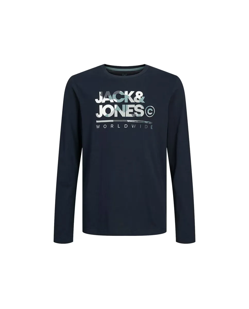 

Футболка для мальчика с длинным рукавом Jack & Jones, темно-синий