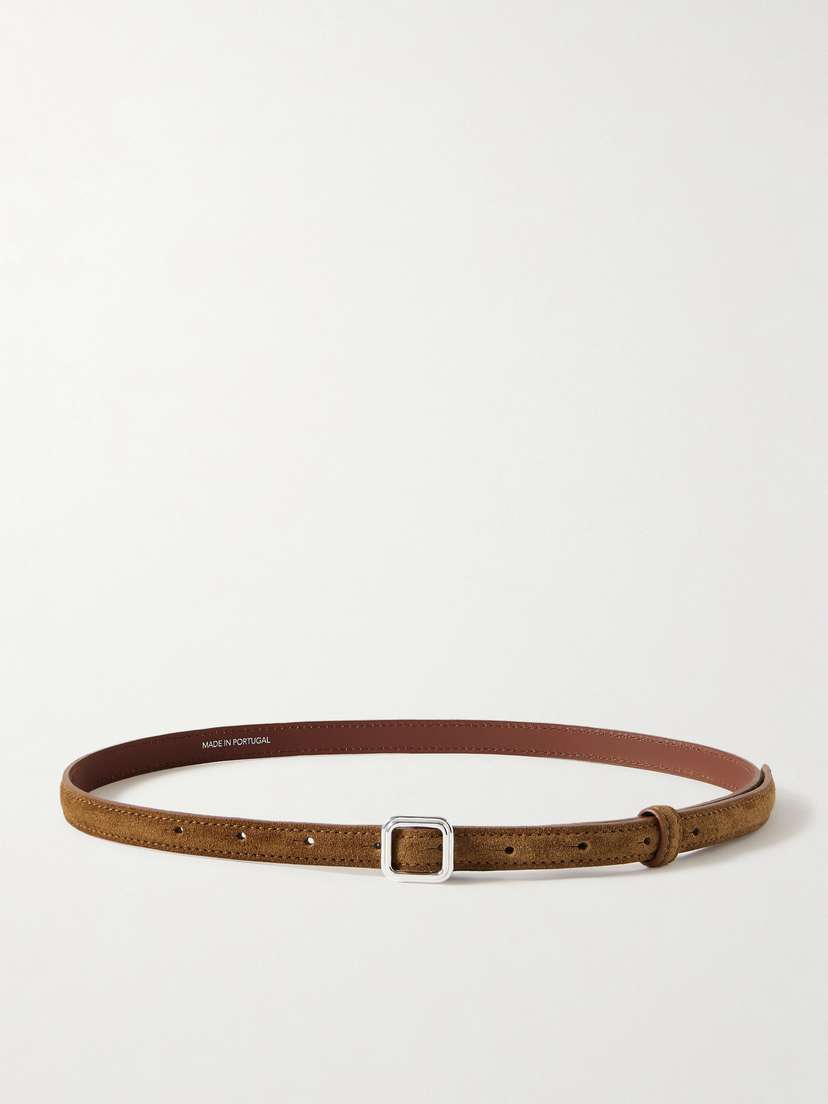 

Тонкий замшевый ремень Georgia Lié Studio, коричневый