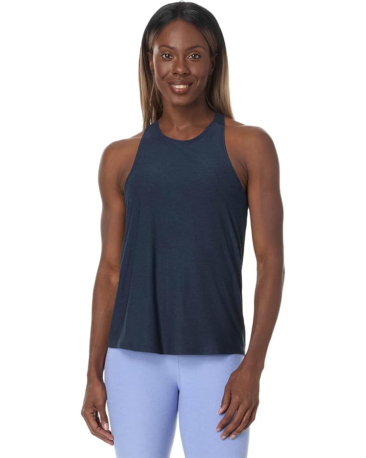 

Топ Beyond Yoga Featherweight Captivate Cutout Tank, цвет Nocturnal Navy