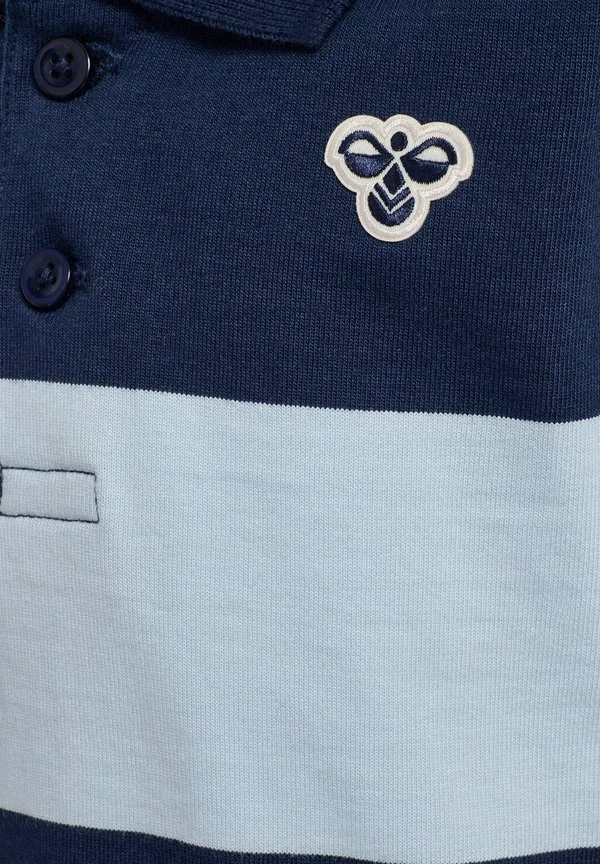 Миниатюрная свободная полосатая блузка с длинными рукавами Hummel, Dress Blues — фото 3