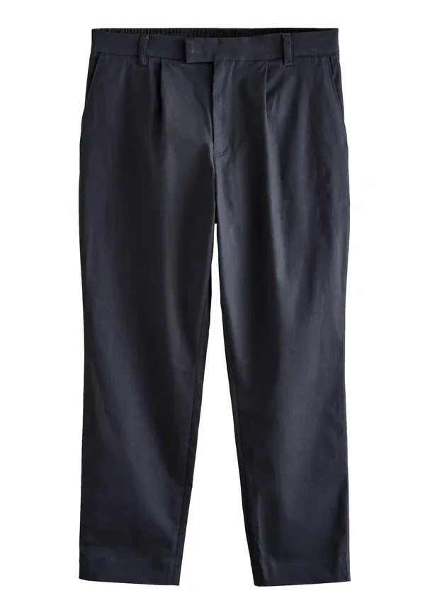 Брюки Next Regular fit tapered fit smart with elasticated back, темно-синие