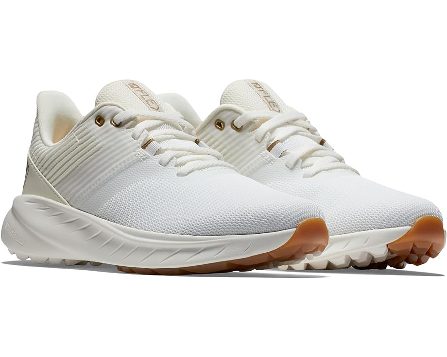 

Кроссовки FootJoy FJ Flex Golf Shoes, цвет White/Beige