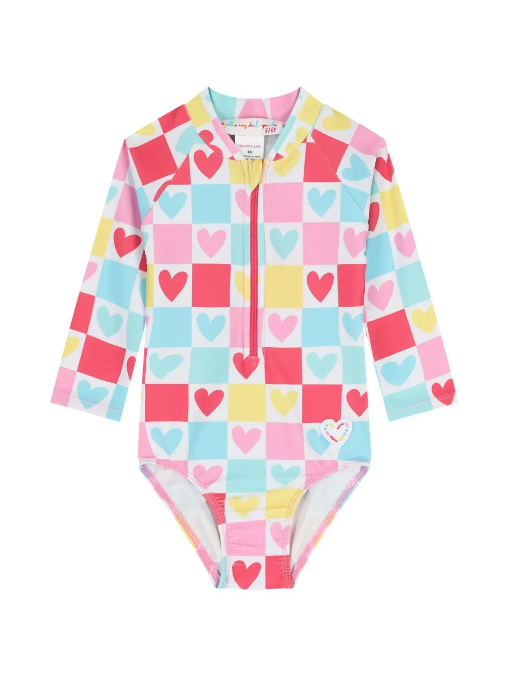 Купальник с принтом в виде сердечек Agatha Ruiz De La Prada, розовый