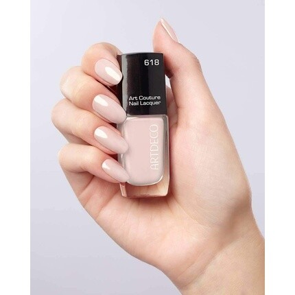 Art Couture Nail Lacquer Прочный быстросохнущий лак для ногтей Розовый 10 мл 618 Белая орхидея, Artdeco — фото 3