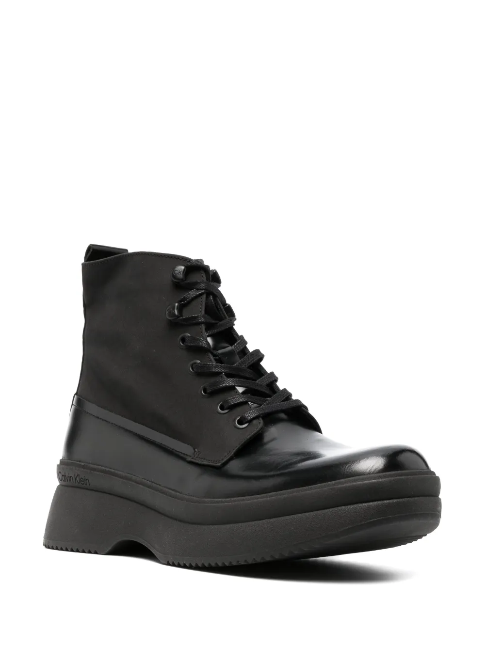 Ботинки на шнуровке Calvin Klein, черный — фото 2