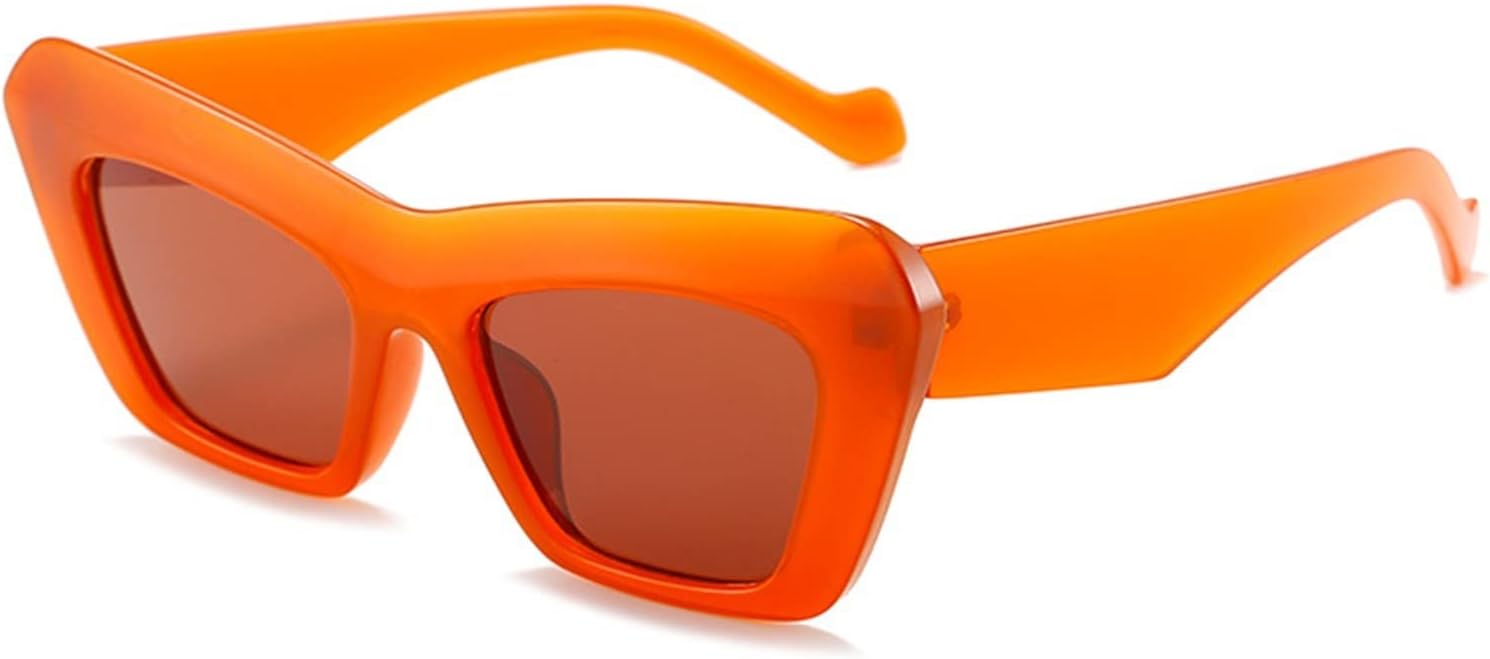 

Солнцезащитные очки в стиле ретро «кошачий глаз» в стиле хип-хоп для мужчин и женщин, предназначенные для использования на открытом воздухе (цвет: D, размер: средний) MTZJH, One Color