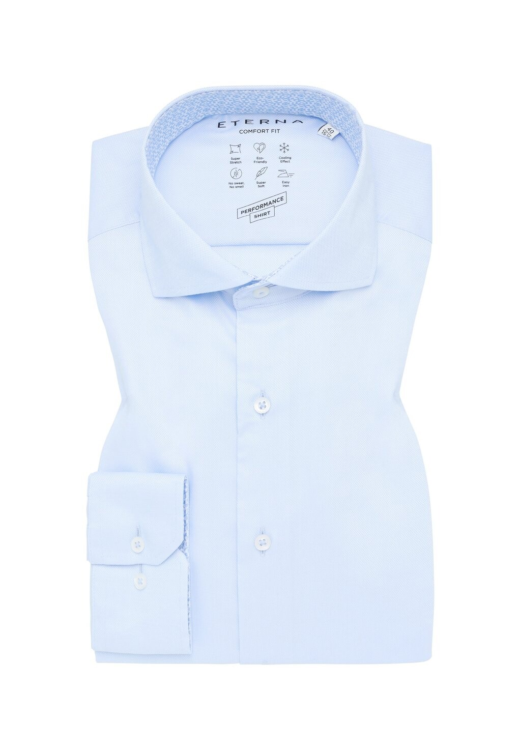

Рубашка PERFORMANCE SHIRT COMFORT FIT Eterna, светло-голубой