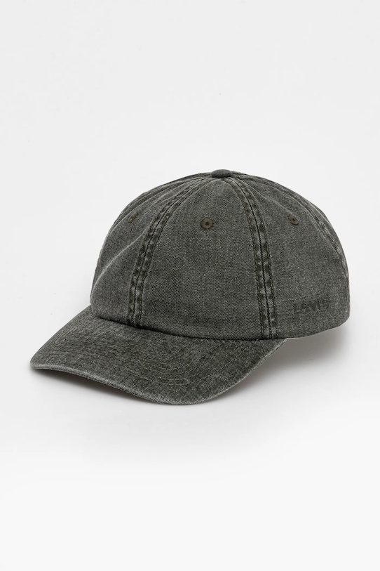 

Хлопковая кепка с козырьком Levi'S, зеленый
