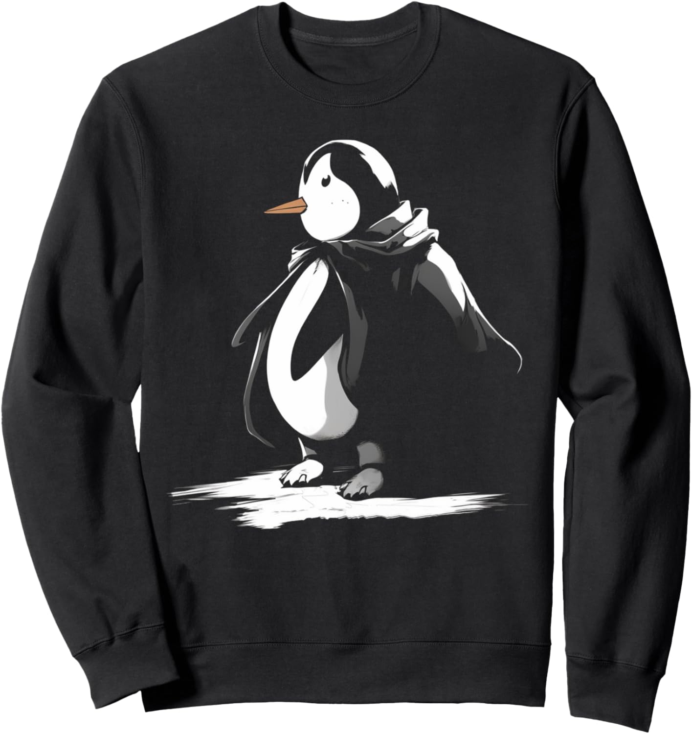 

Изображение пингвина - Толстовка с изображением пингвина @N!Mal, черный