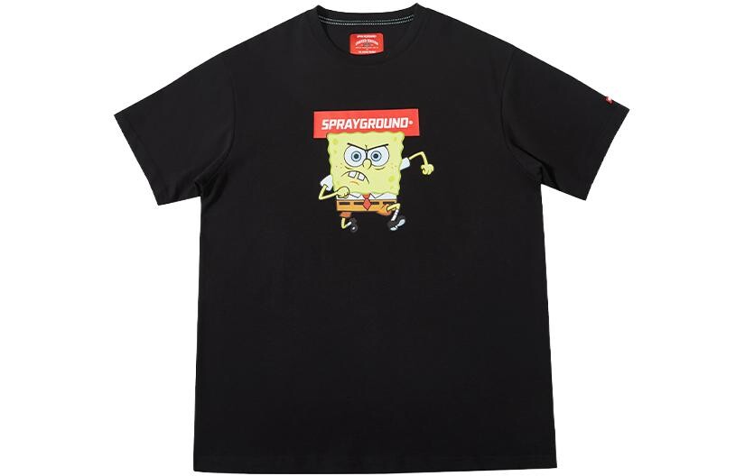 

SPRAYGROUND Футболка унисекс, Губка Боб Квадратные Штаны черные