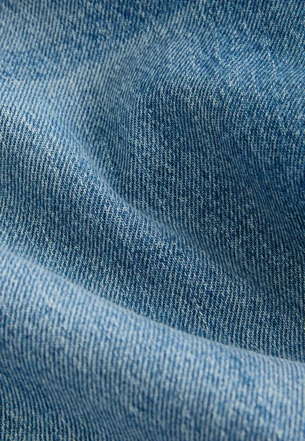Удобные эластичные джинсы-колонны зауженного кроя Next, Mid Blue Denim — фото 3