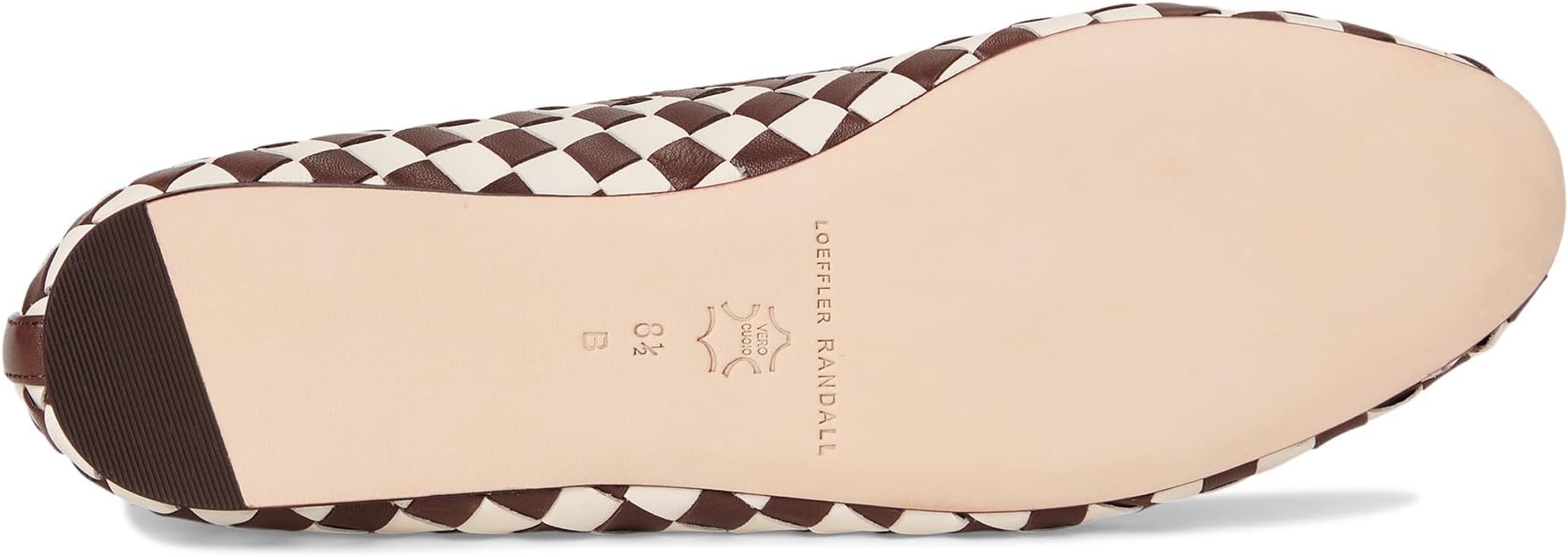 Балетки Loeffler Randall Leonie, цвет Chocolate/Cream — фото 3