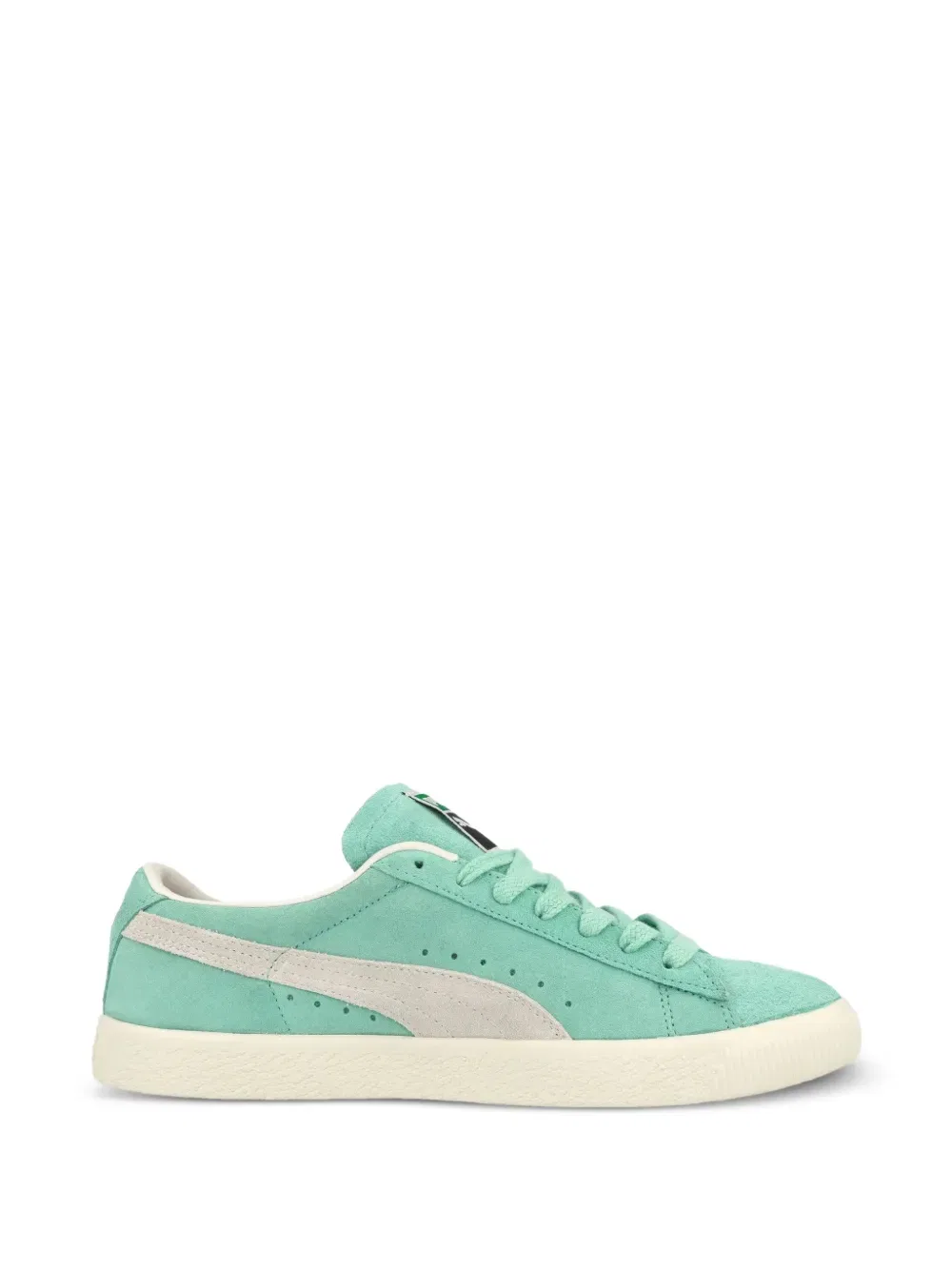 Винтажные замшевые кроссовки Puma, зеленый