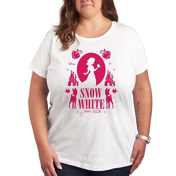 

Футболка с принтом Snow White Plus Disney, White, Белый, Футболка с принтом Snow White Plus Disney, White