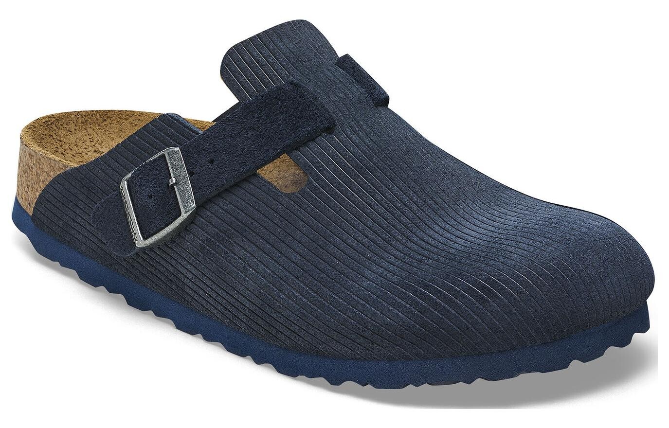 Бостон Тисненый Вельвет Замша Полночь Birkenstock — фото 2