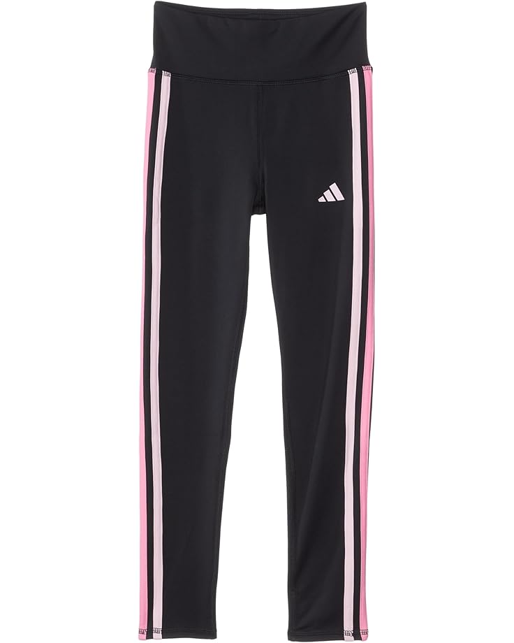 

Брюки adidas Kids 3 Color Stripe Leggings, цвет Black with pink