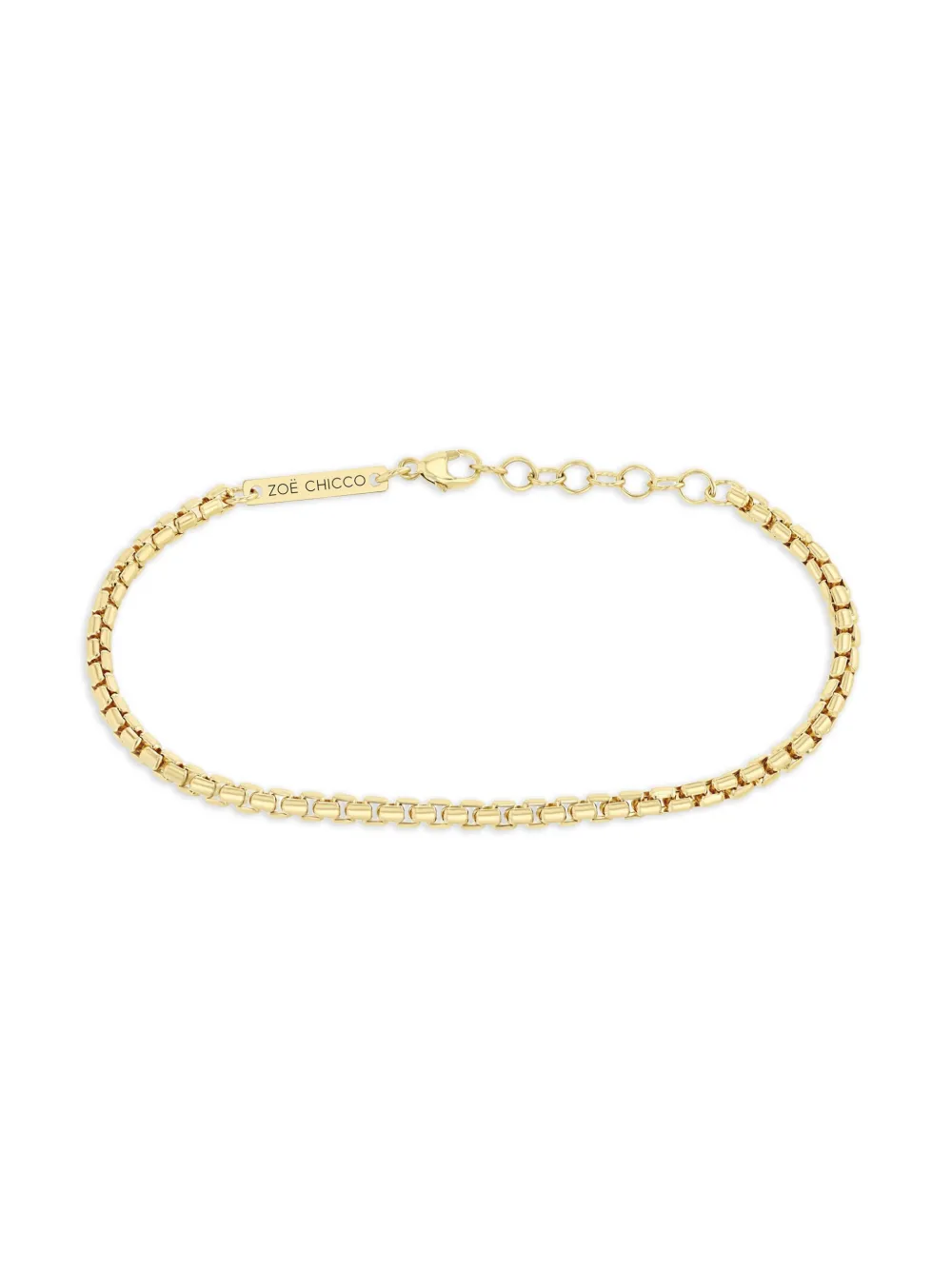 

Цепочный браслет из желтого золота Zoë Chicco, золотистый