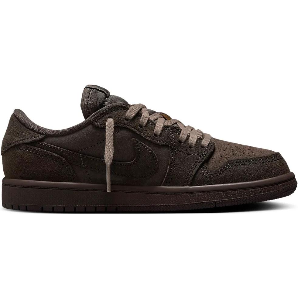Jordan Детские баскетбольные кроссовки низкие нескользящие износостойкие dark brown для детей 3-7 лет — фото 3