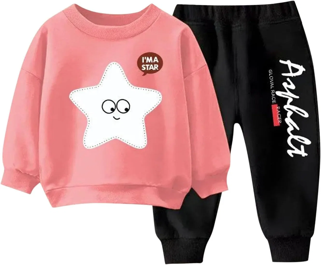 Детский спортивный костюм из полиэстера, K-433 Pink