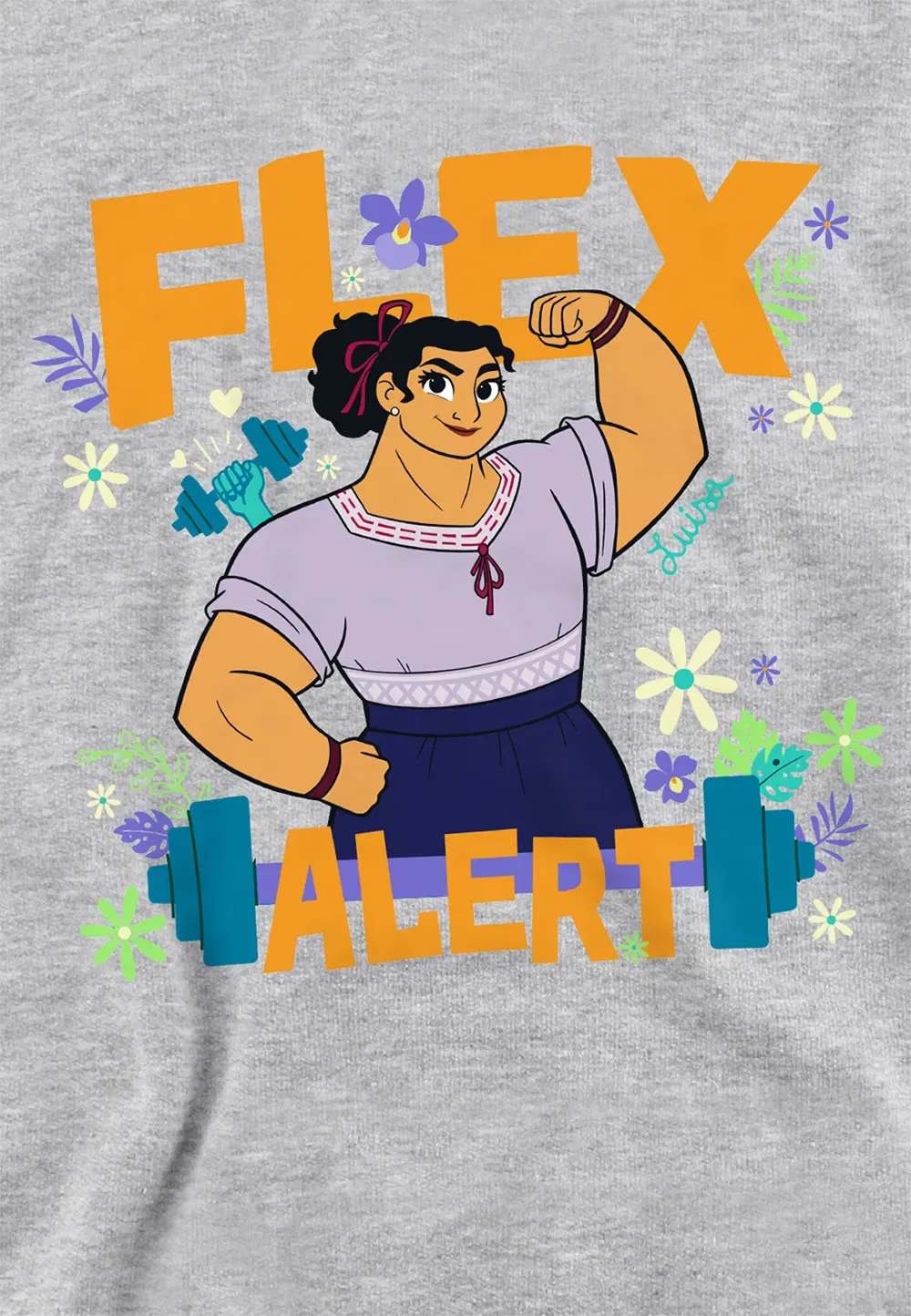 Детская худи Encanto Disney Athletic Heather, серый — фото 2